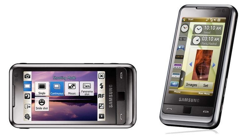 Samsung I900 har det meste under panseret.