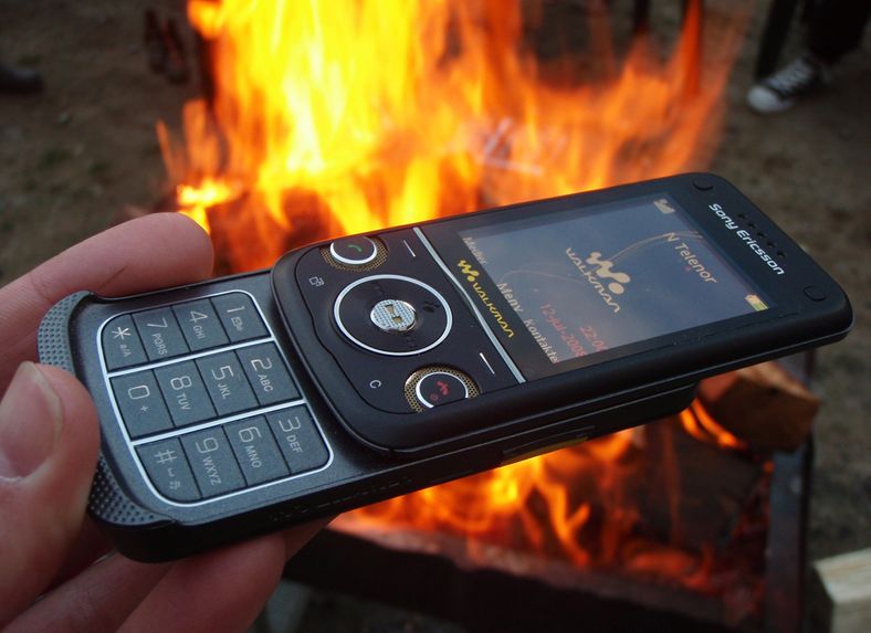 Tastene til W760i varmer tekstende fingertupper.
