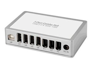 Goodway 4 USB2 + 3 FireWire combo hub