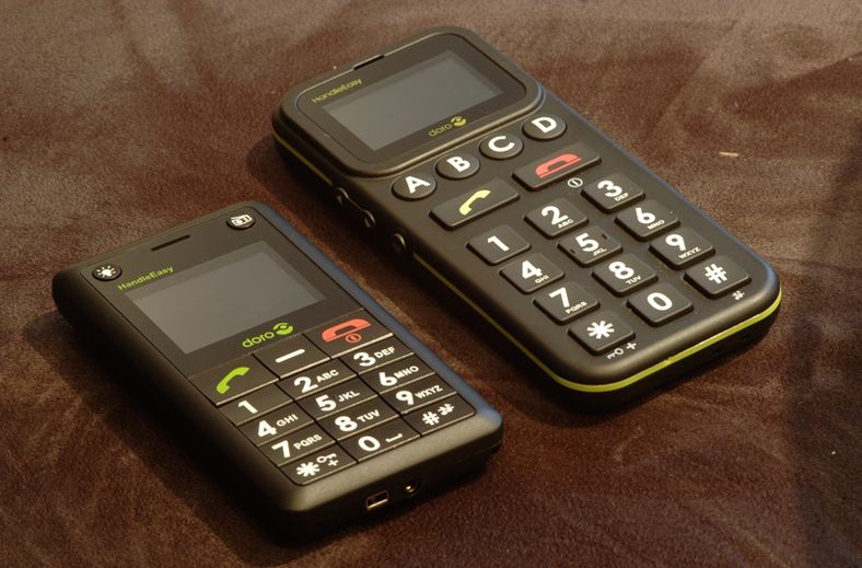 Doro-telefonene passer for eldre. 