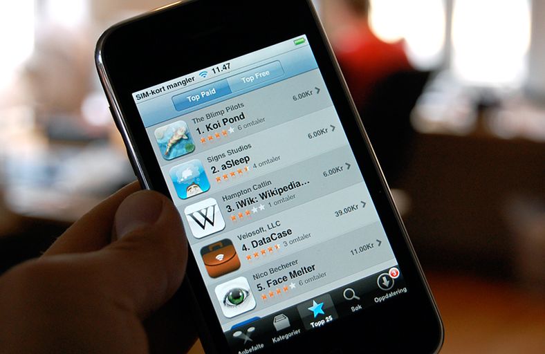 Apples App Store gir deg nye muligheter med Iphone.