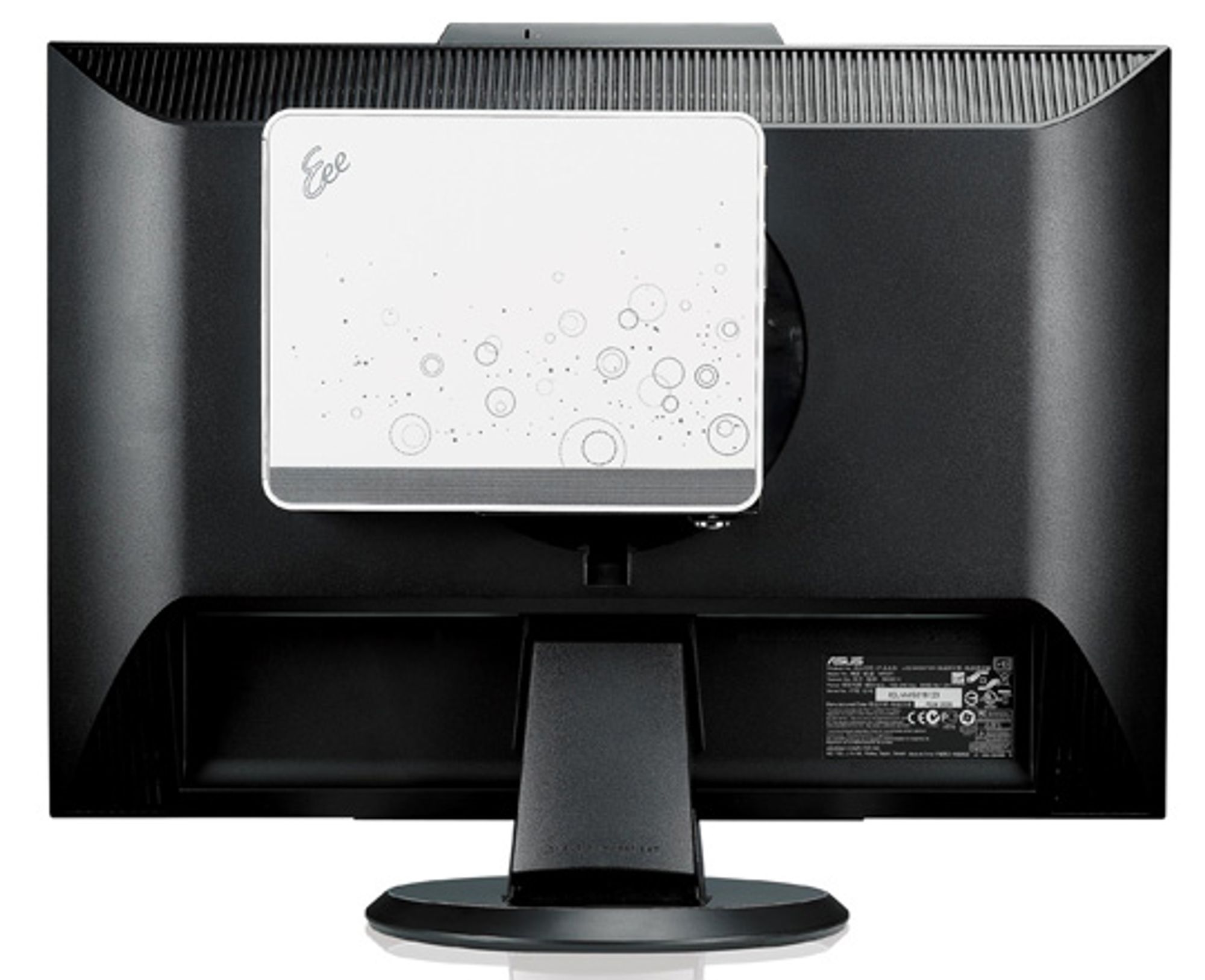 Eee Box kan også gjemmes fullstendig bort. Foto: Asus