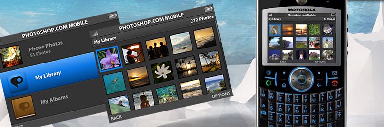 Adobe Photoshop.com Mobile til mobilen.