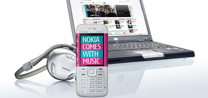 Nokia 5310 i egne Comes With Music-farger.