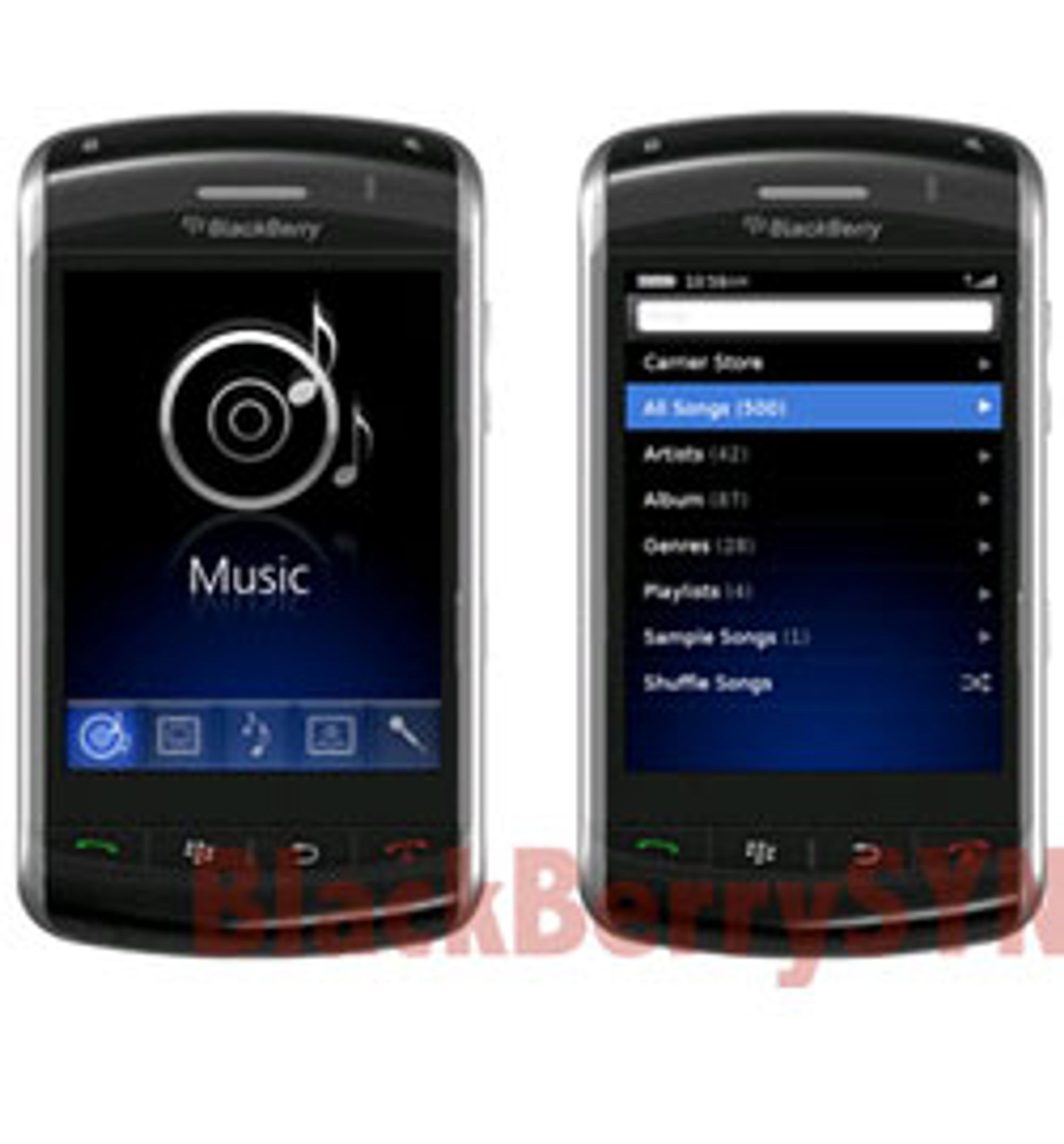 Bilder av Blackberry Storm har allerede lekket ut.