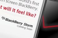 Trykkskjerm-Blackberry så godt som lansert