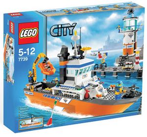 LEGO City Kystvaktens patruljeb&aring;t og utpost 