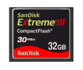 SanDisk Compac tFlash Extreme III 32GB