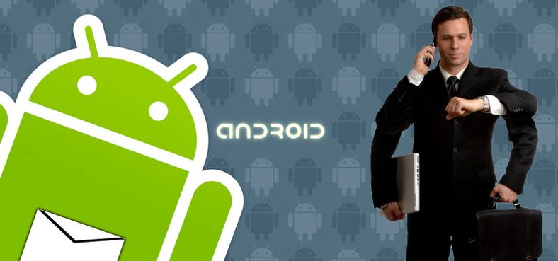 Android-mobilene blir bedre utrustet for forretningsmannen.