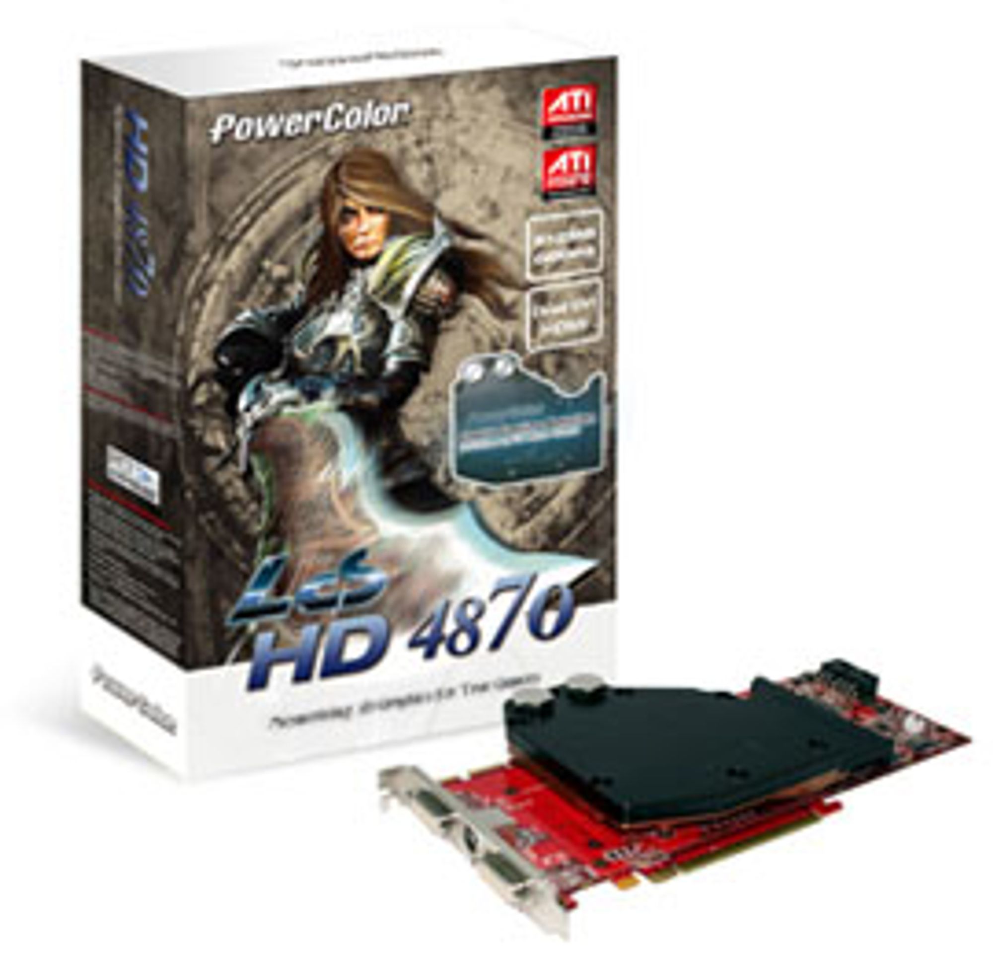 Vannkjølt ATI Radeon HD 4870 frå Powercolor