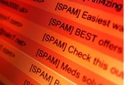 Hvor mange handler via spam? 