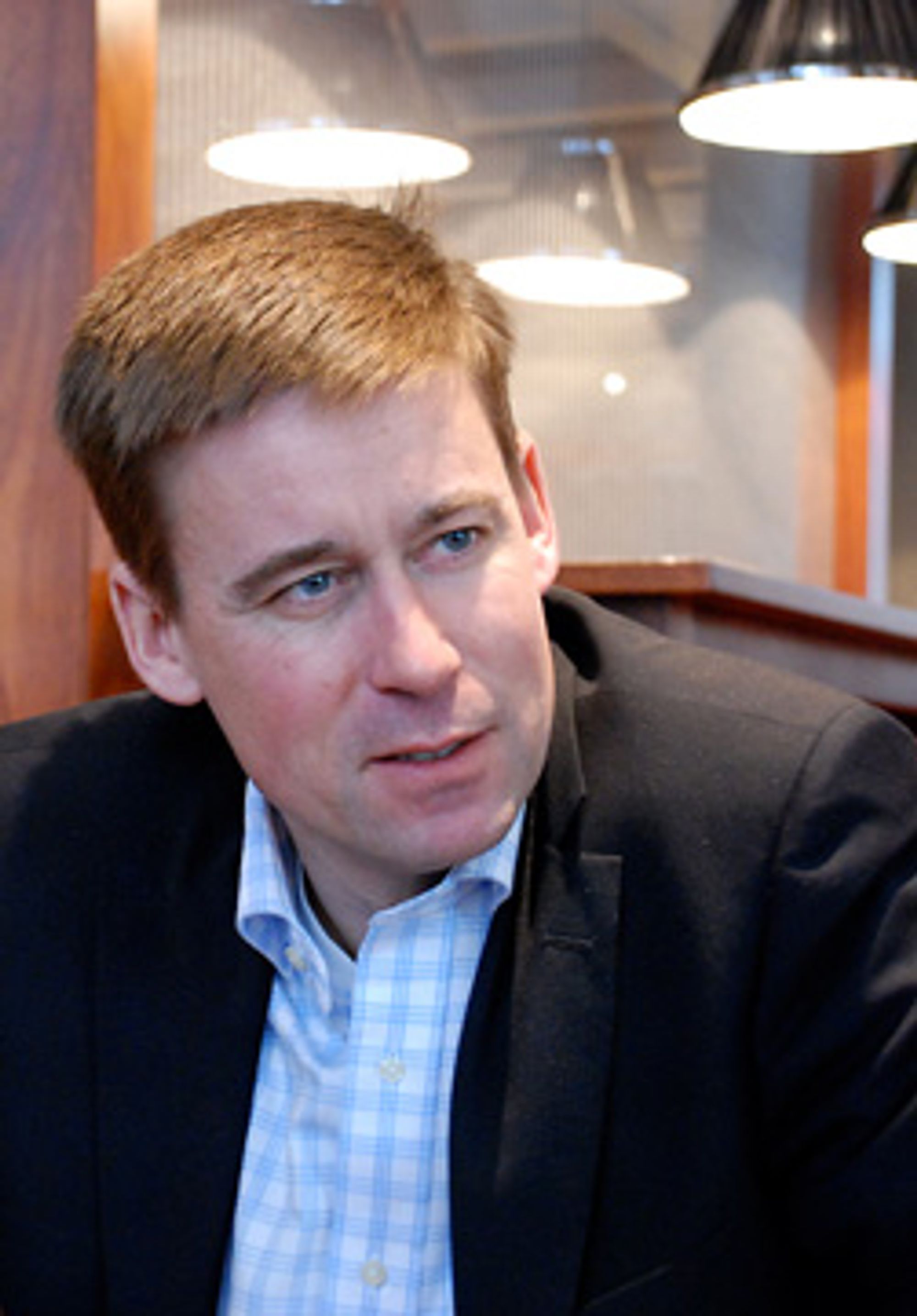 August Baumann, Netcom (Foto: Simen Willgohs)