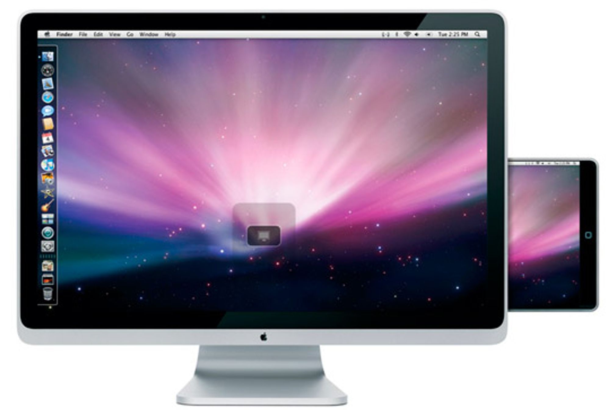 En egen skjerm med docking-mulighet for Macbook Touch.