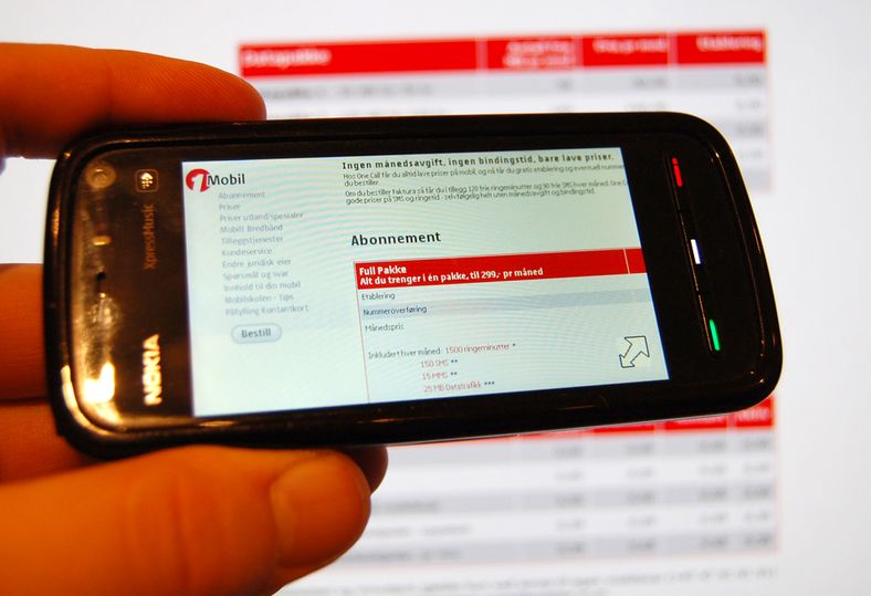 Surfing med One Call blir billigste tilbud på markedet.