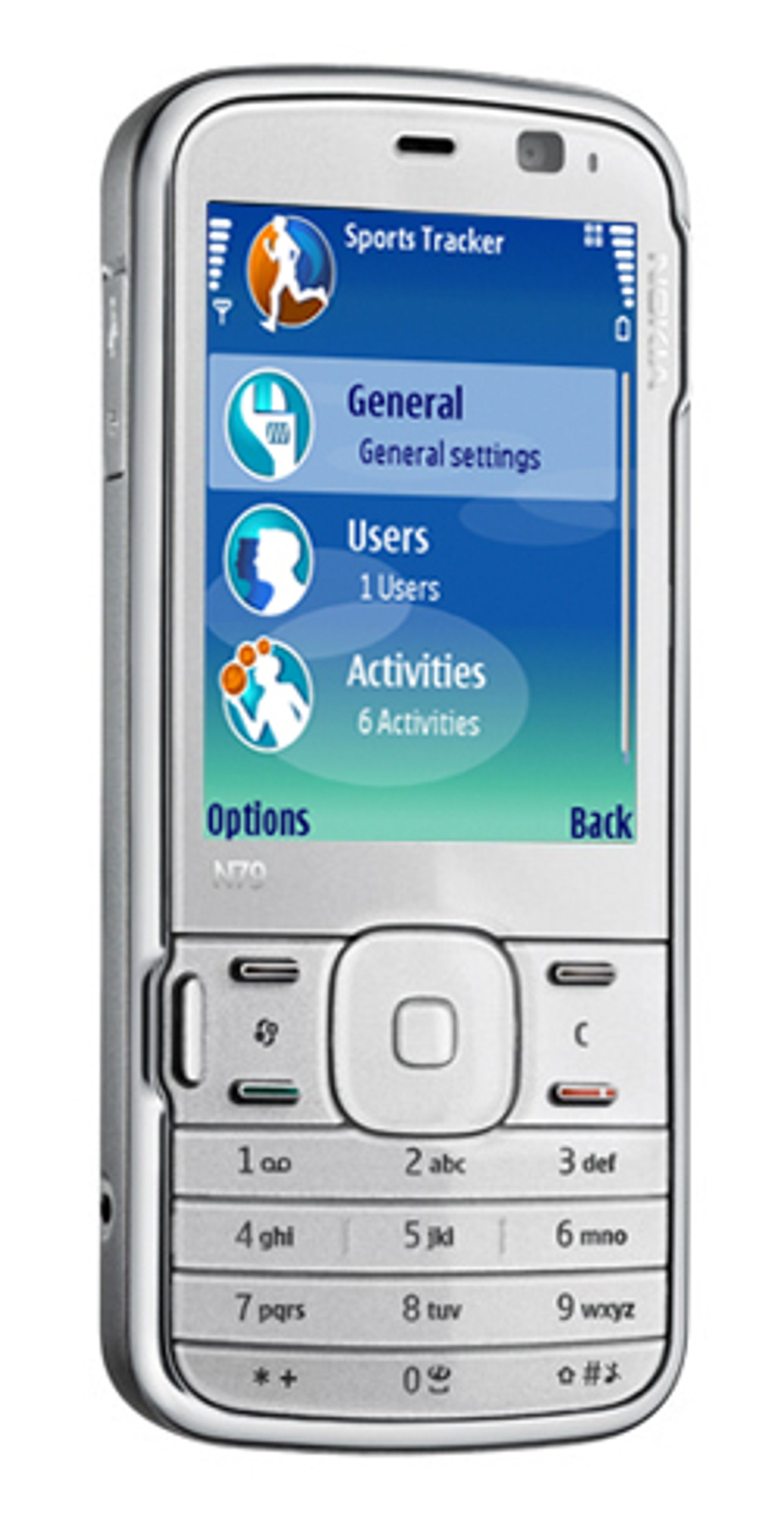 Nokia N79 Active er en vanlig N79 med treningsprogramvare.