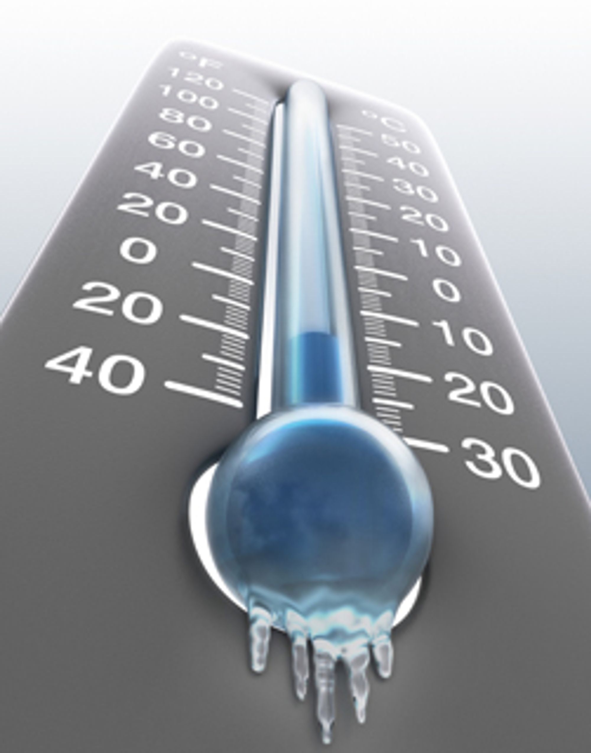Veldig lave eller veldig høye temperaturer kan være skadelig.