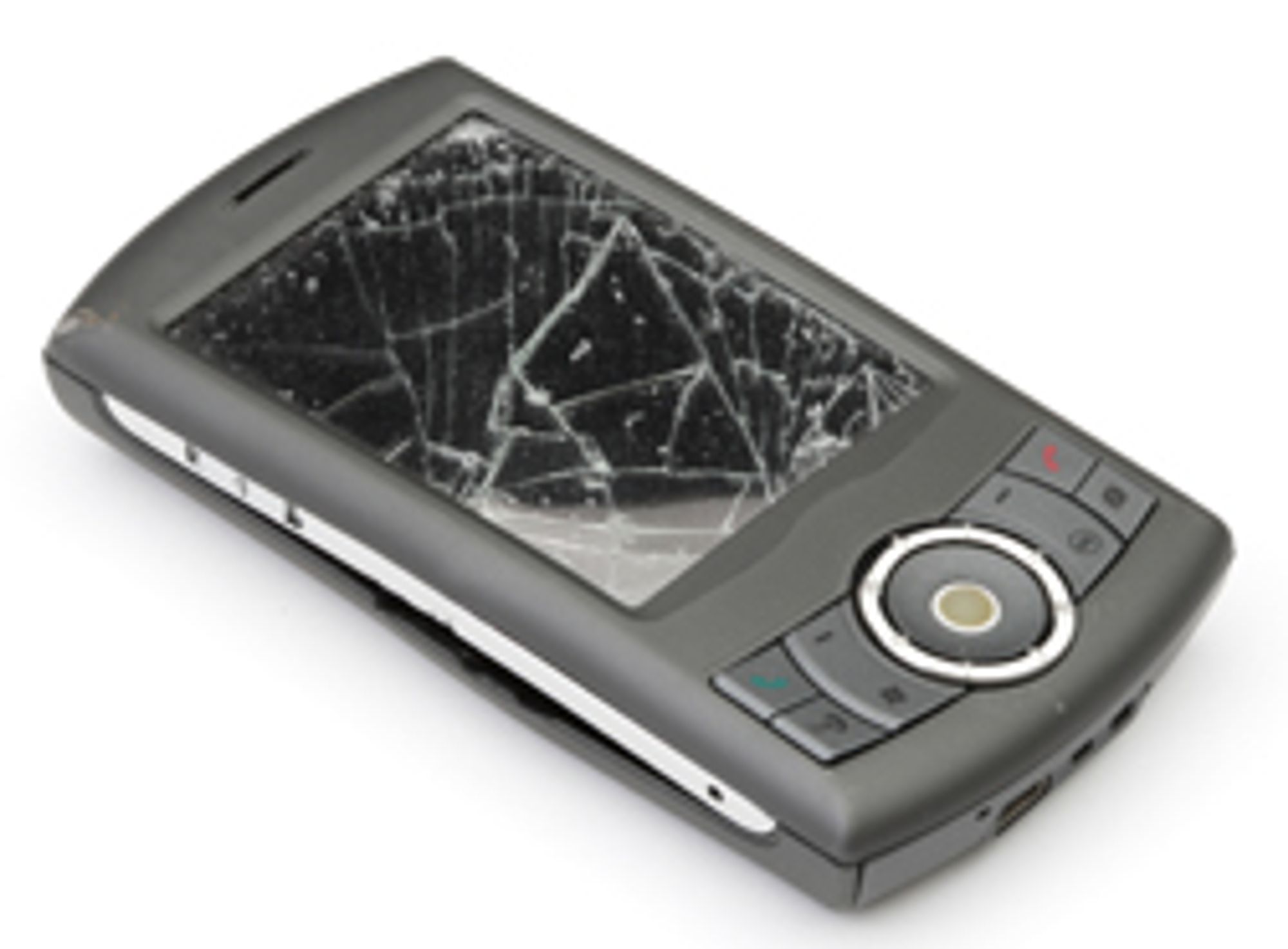Fall og støt kan ødelegge mobilen din.