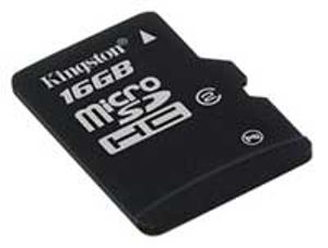 Kingston MicroSDHC Class 4 - 16 GB