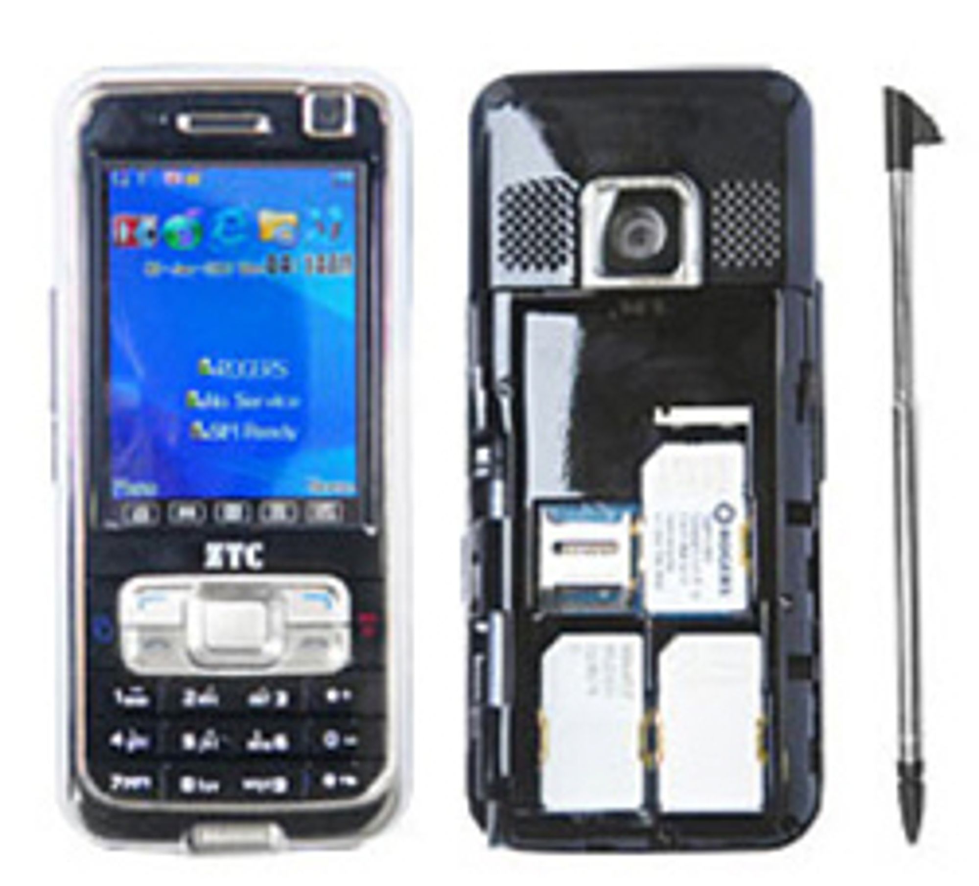 Qiiqs mobil med tre SIM-kort. (Foto: Qiiq)