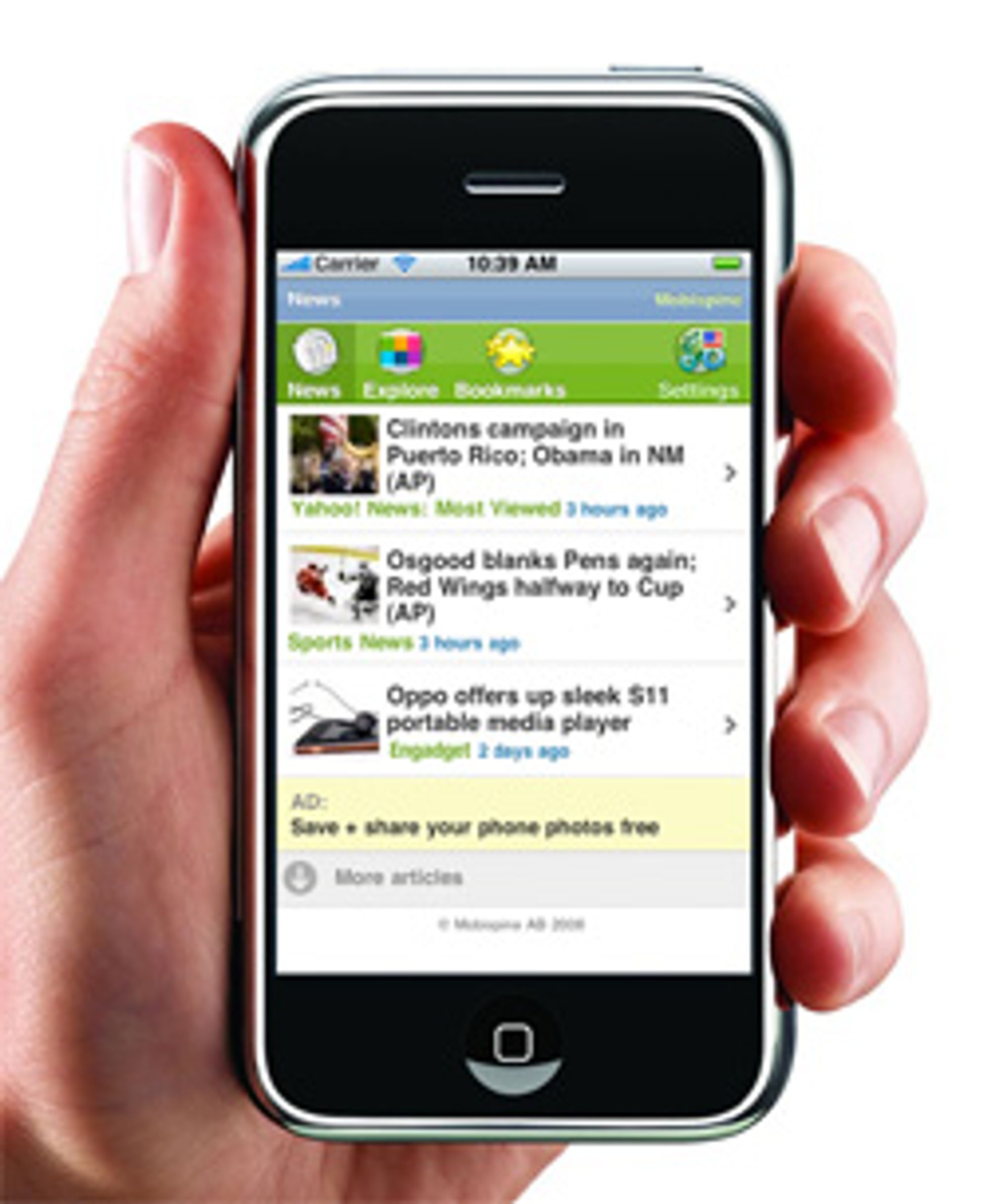 Mobispine utvikler programvare for Iphone. (Foto: Mobispine)