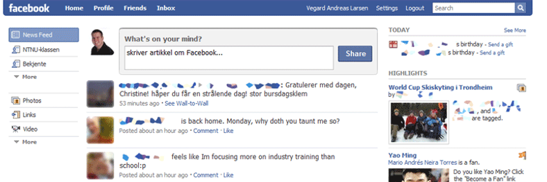 Facebook-navn får åpningsrush