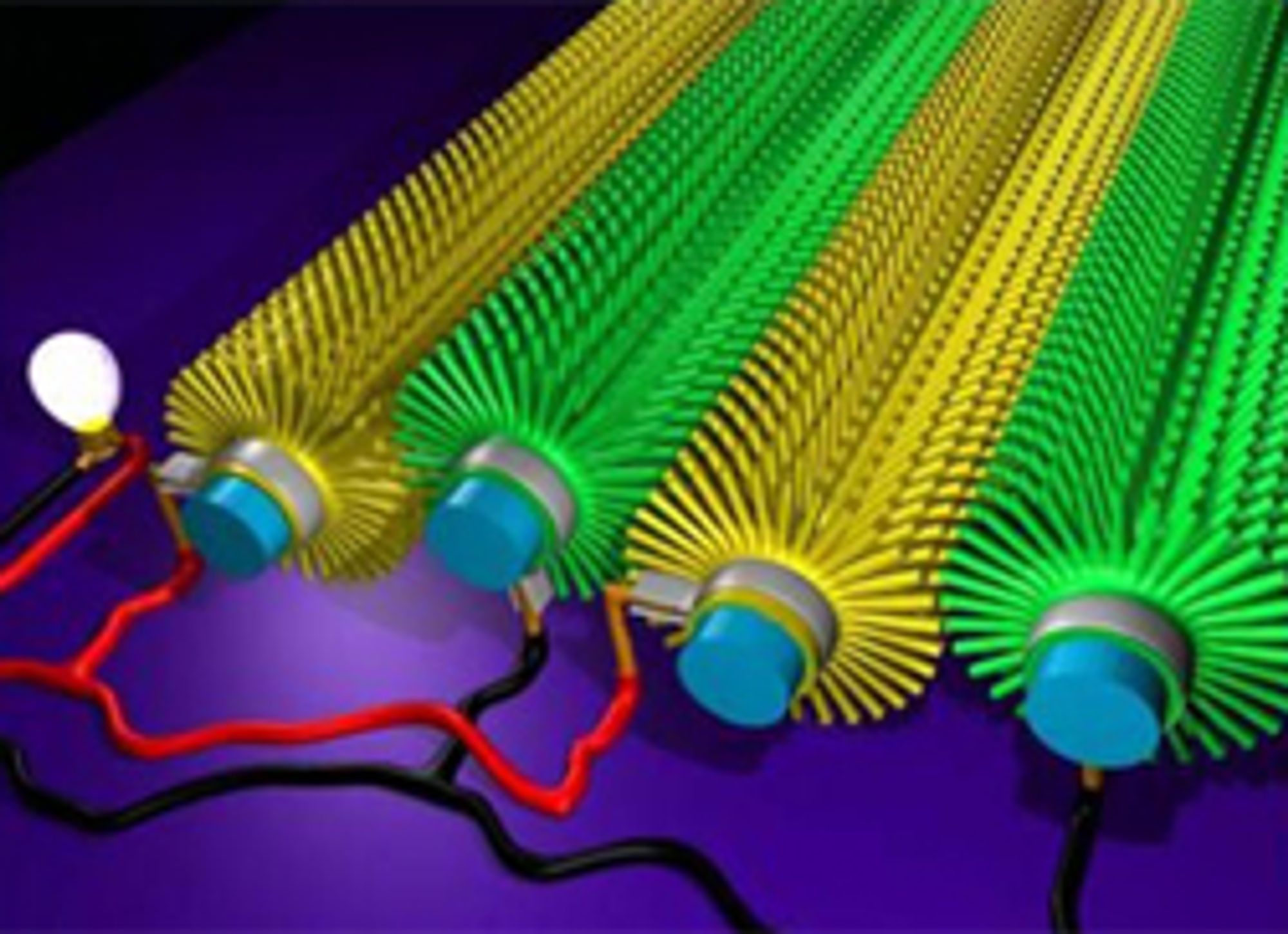 Nanogenerator illustrert.