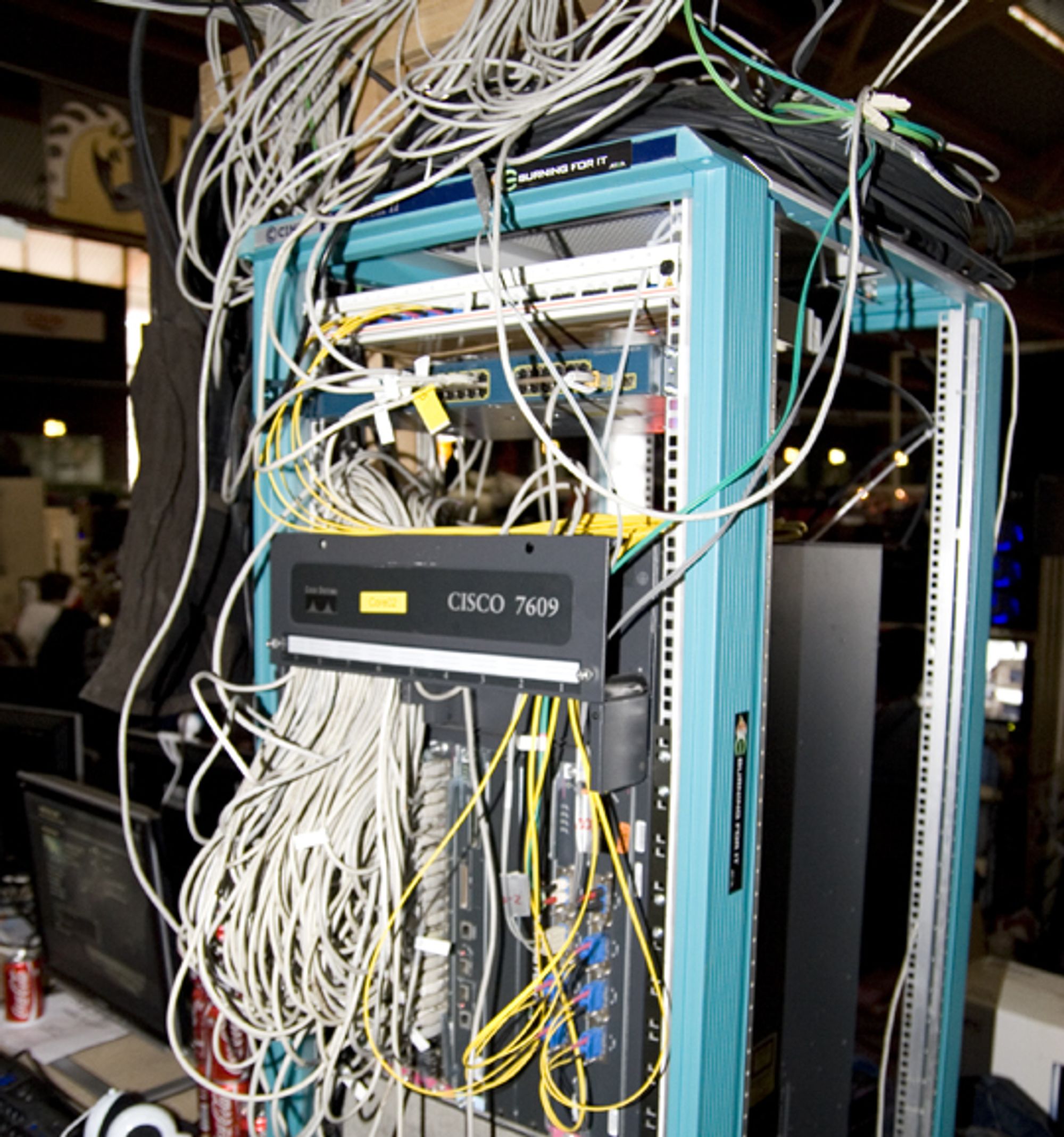 Her var den skyldige fiberkabelen