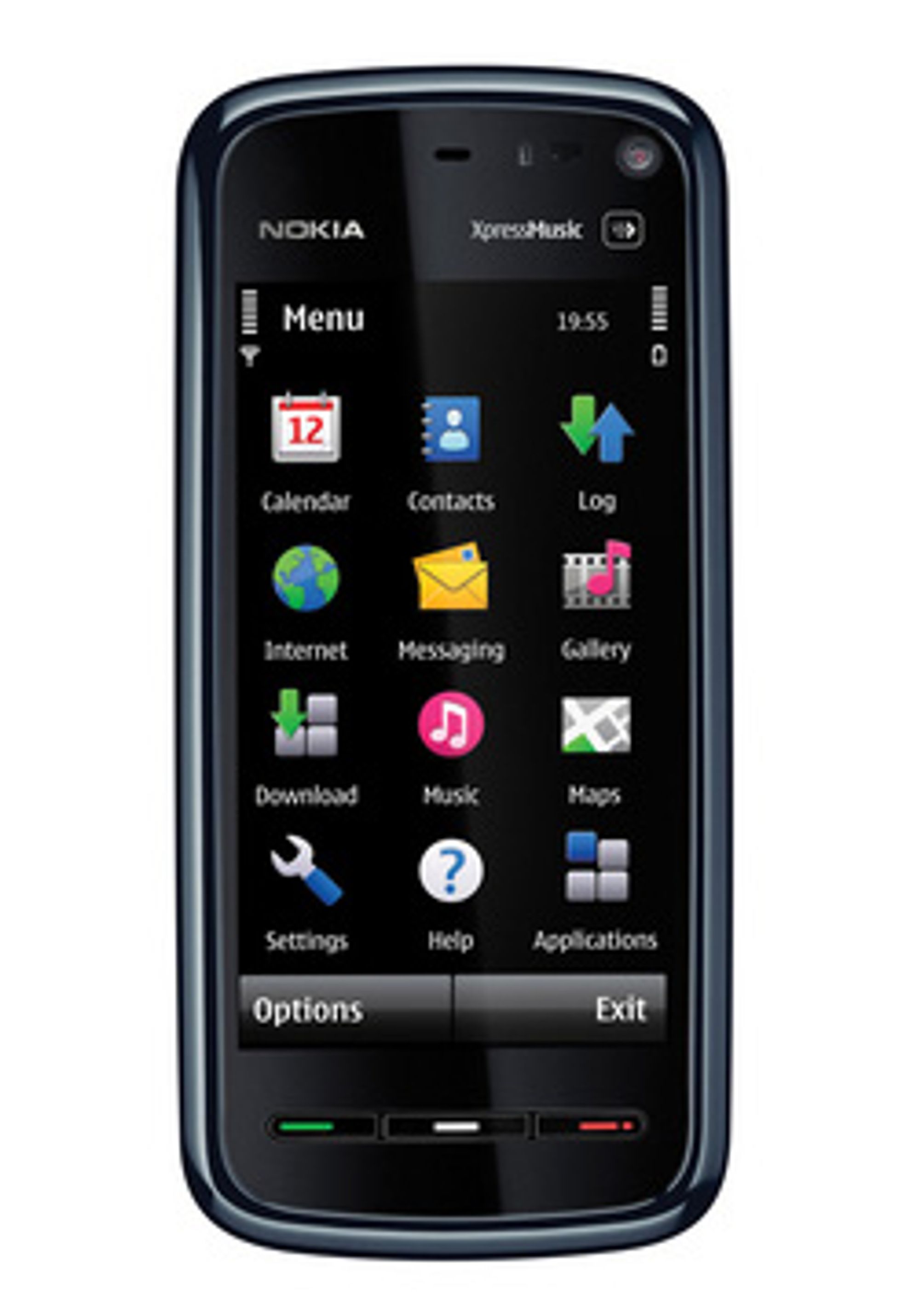 Nokia 5800 ser ut til å få en lillebror. (Foto: Nokia)