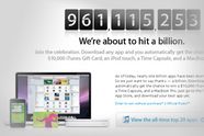 Snart én milliard nedlastinger i App Store