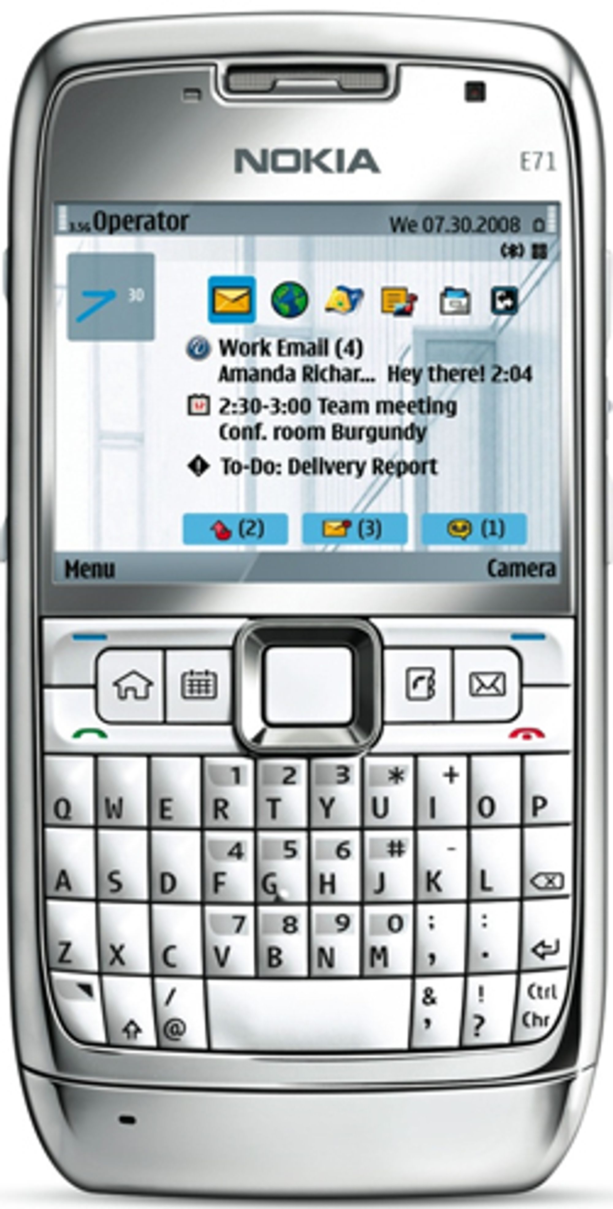 Nokia Music Store fungerer blant annet på Nokia E71.