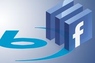 Facebook p� Blu-ray-spilleren