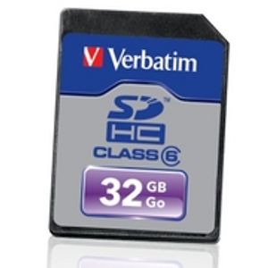 Verbatim Secure Digital (SDHC) Class 6 32 GB