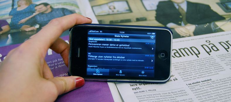 Norgesavisa til Iphone.