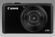 Les Canon PowerShot S90