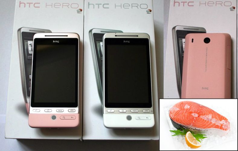 HTC Hero i rosa