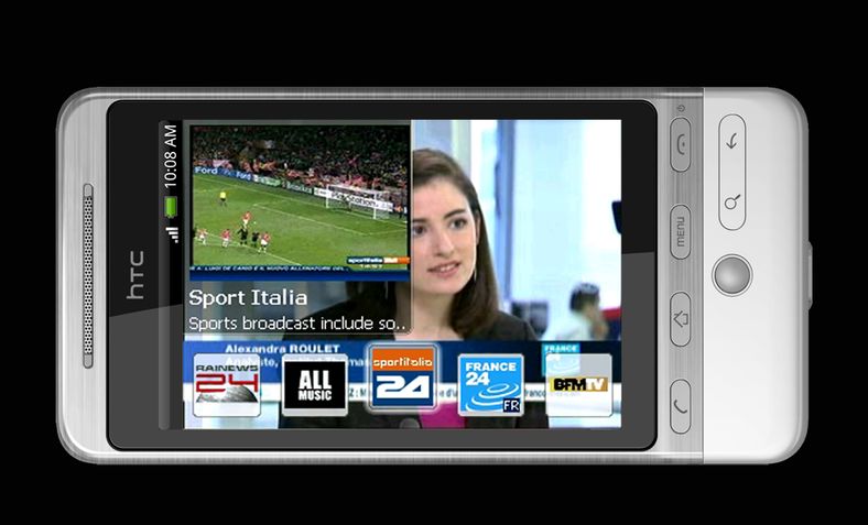 Over 100 TV-kanaler på Android-mobilen