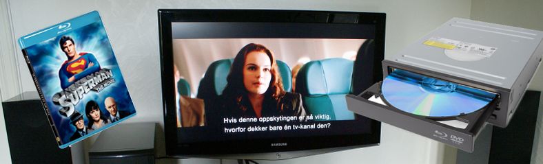 Supermann i HD: Joda, Blu-ray via PC-en funker det!