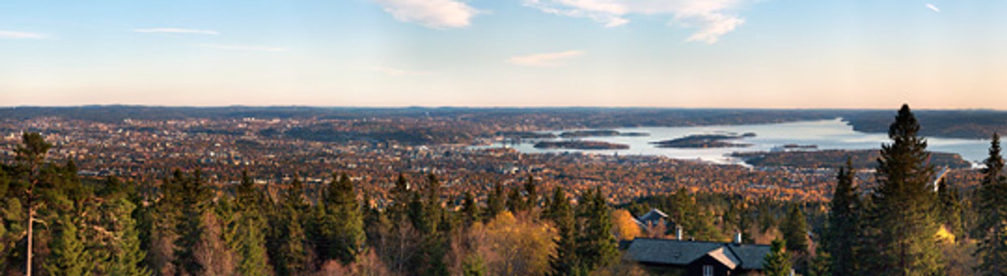 Kim Baumann Larsen, Placebo Effects: Oslo from Voksenåsen. Gigapikselfoto.