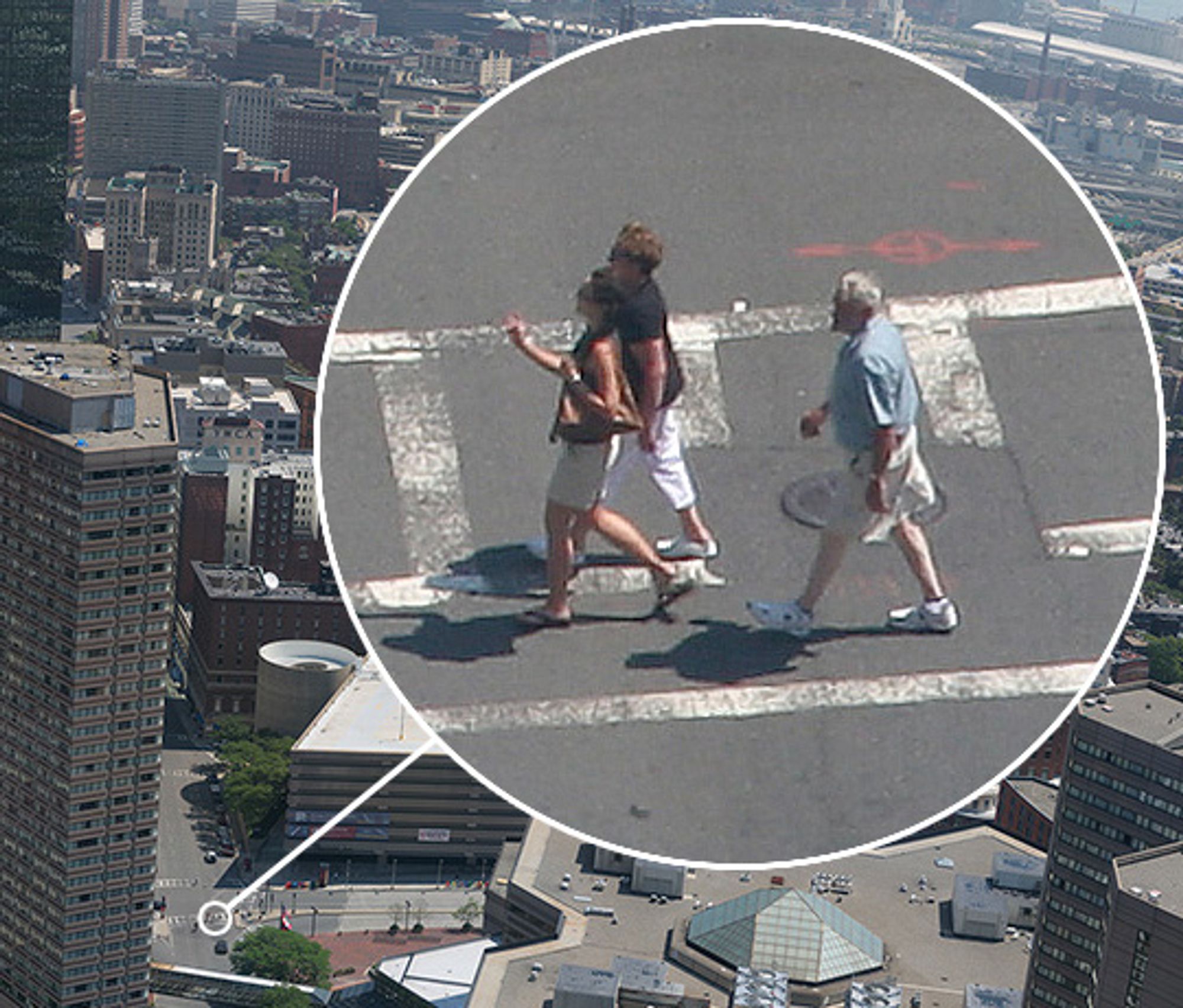 xRez Studios: Boston sett fra Prudential Tower (utsnitt). Pikselbredde: 75000, antall eksponeringer: 612. 3,2 Gigapiksler.