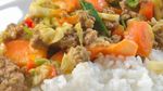 Dagens rett: Kj�ttdeigwok i karri