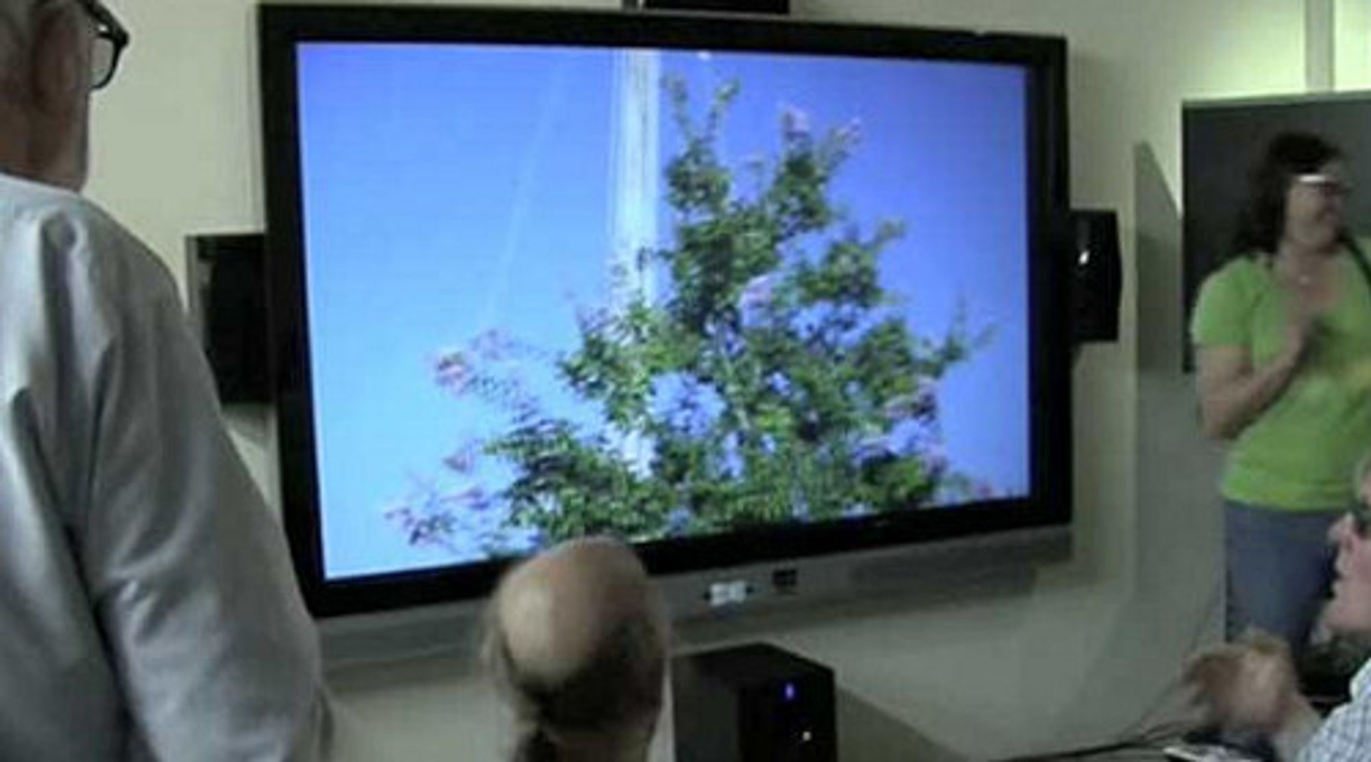 HDIs 100-tommers 3D-laser-TV
(Foto: abclocal.go.com)