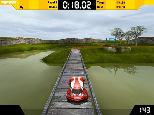 Underholdende racing.