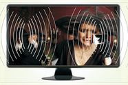 Med TV-skjermen som h�yttaler