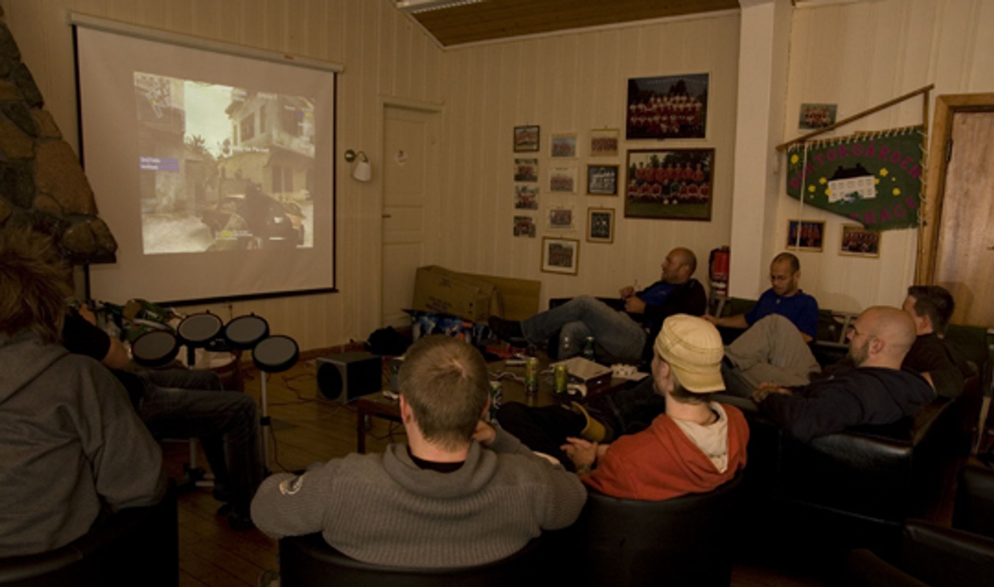 Call of Duty 4 på storskjerm