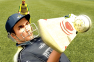 Sl�r et slag for cricket