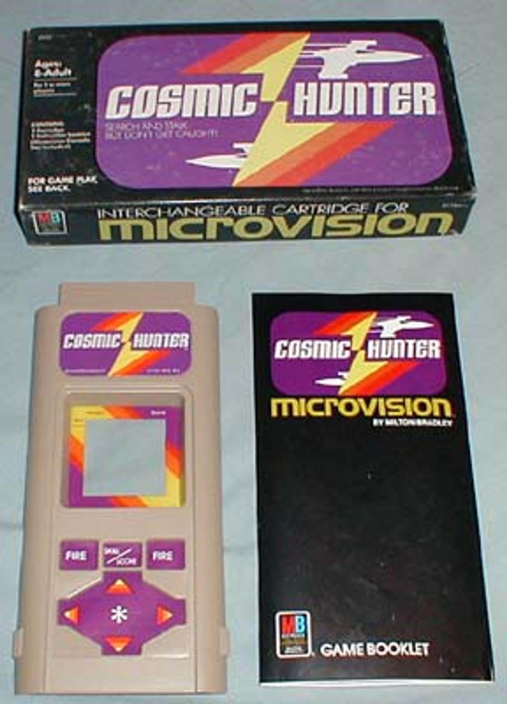 Cosmic Hunter til Microvision. Foto: handheldmuseum.com