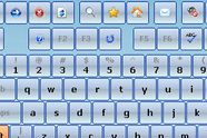 Tastatur for skjermberøring