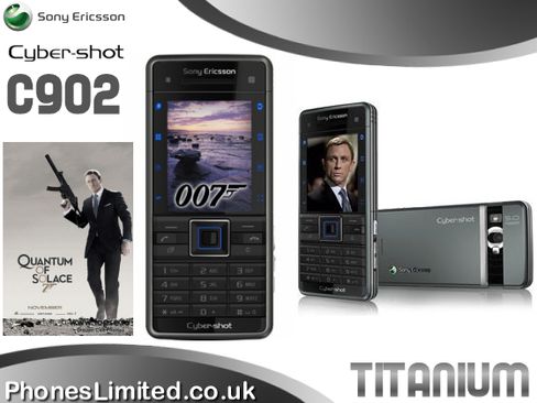 Sony Ericsson gjorde sitt ytterste for å utnytte James Bond-effekten ved markedsføringen av C902.