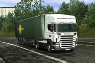 Kj�r trailer p� Autobahn