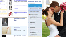 Shoppe brudekjole p� nett?